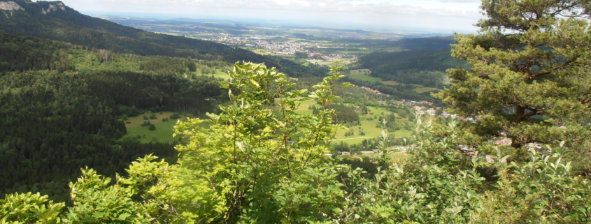 schwäbische Alb, Blick vom Gräbelesberg