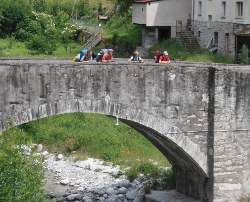 Brücke über die Mera, Bergell
