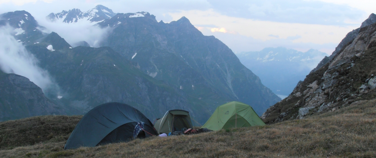 Zeltbiwak Wandern