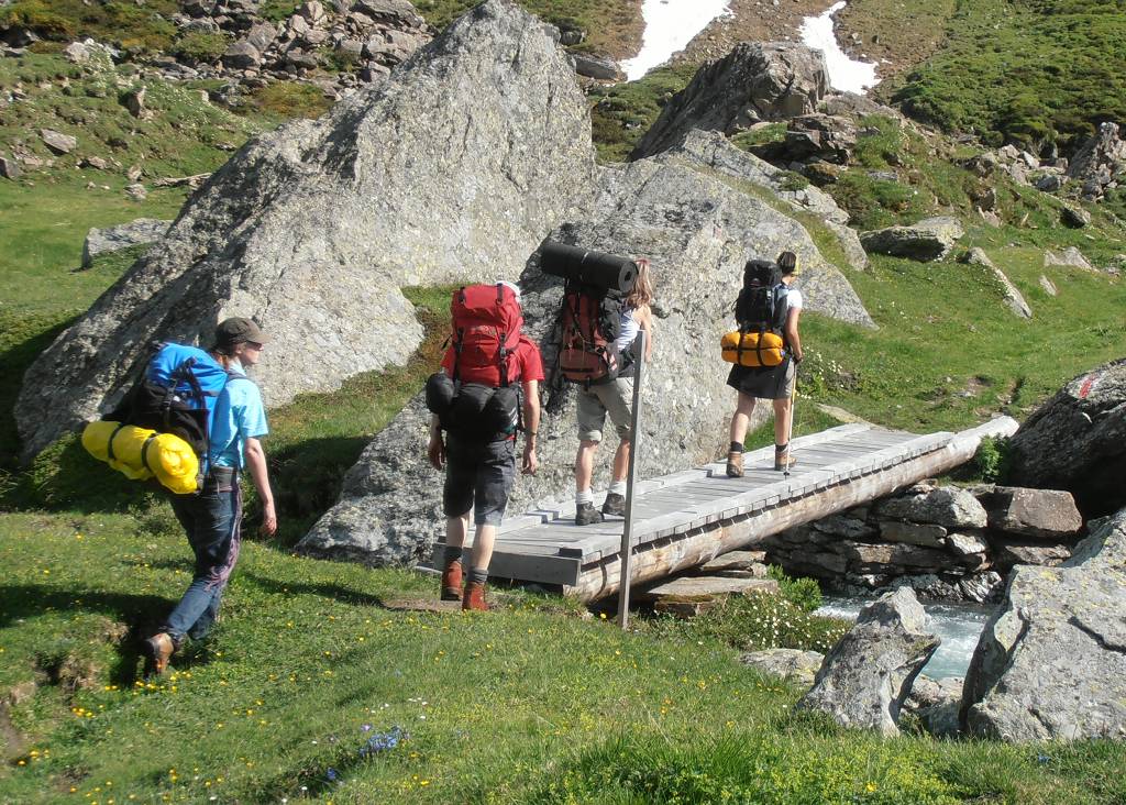 Zelttrekking Bergell