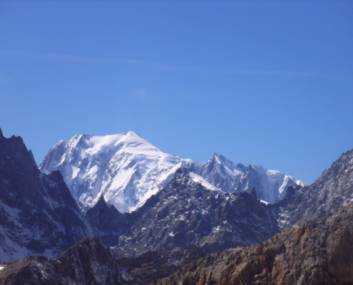 Formen des Granitgebirges, Mt.Blanc-Massiv