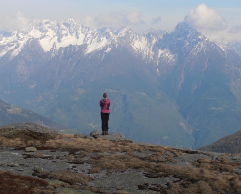 Das Bergell über Chiavenna von Norden