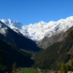 verschneite Westalpengipfel